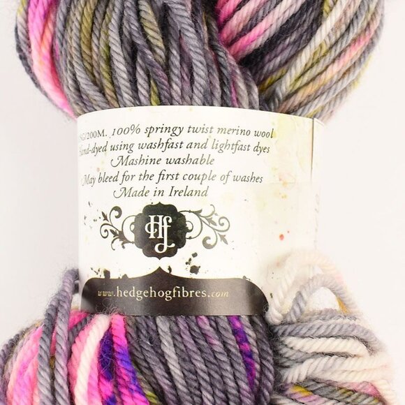 Hedgehog Fibres Yarn Springy Twist Merino Wool Hand Dyed Oracle - Picture 3 of 4